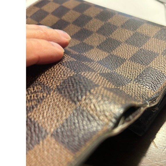 Louis Vuitton Damier Ebene Canvas Long Wallet Zippy #72 - Picture 15 of 15